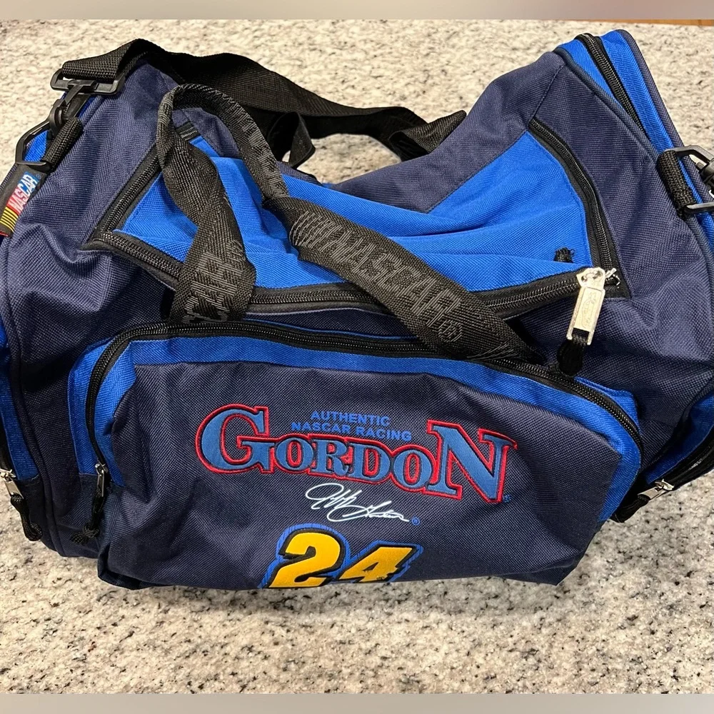 Vintage Jeff Gordon NASCAR Duffle Bag